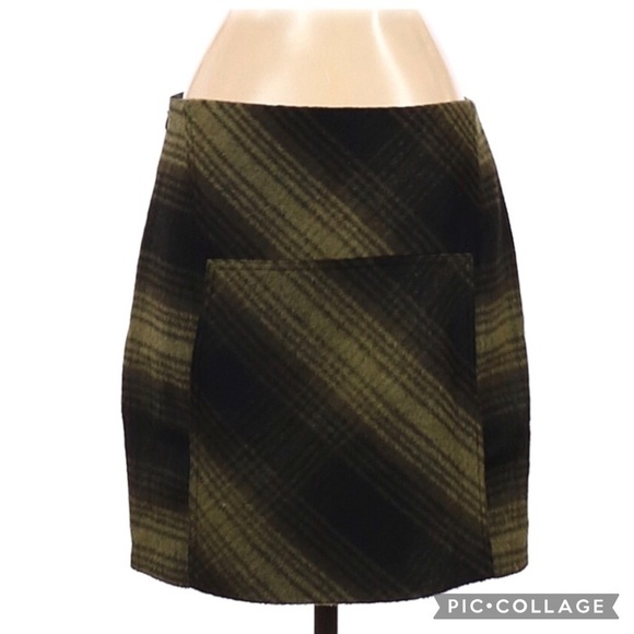 Authentic Vivienne Vivienne Tam Wool Blend Plaid - Picture 1 of 3